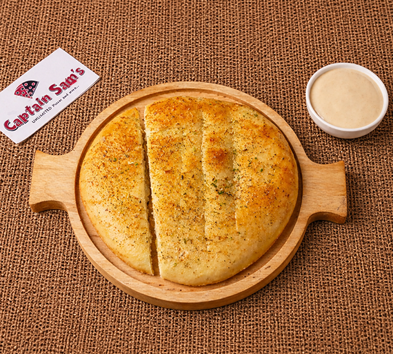 Garlic Breadsticks With Cheesy Dip